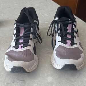 On Running Women's Athletic Shoes - Black and Purple